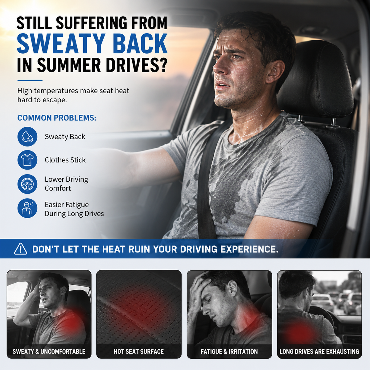 🚗Headrest Mounted Breeze Fan For Cars-Turn Any Car Seat Into A Cooling Comfort Zone🌞