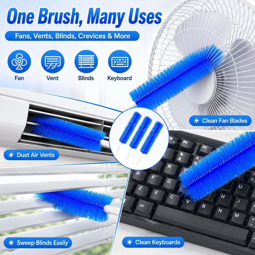 🪥Bendable Microfiber Head,Reusable Dust Remover✨️
